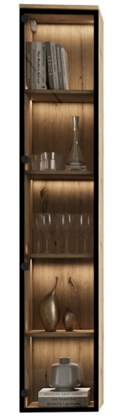 GOFI 03 FIGO HANGING DISPLAY CABINET WITH GLASS